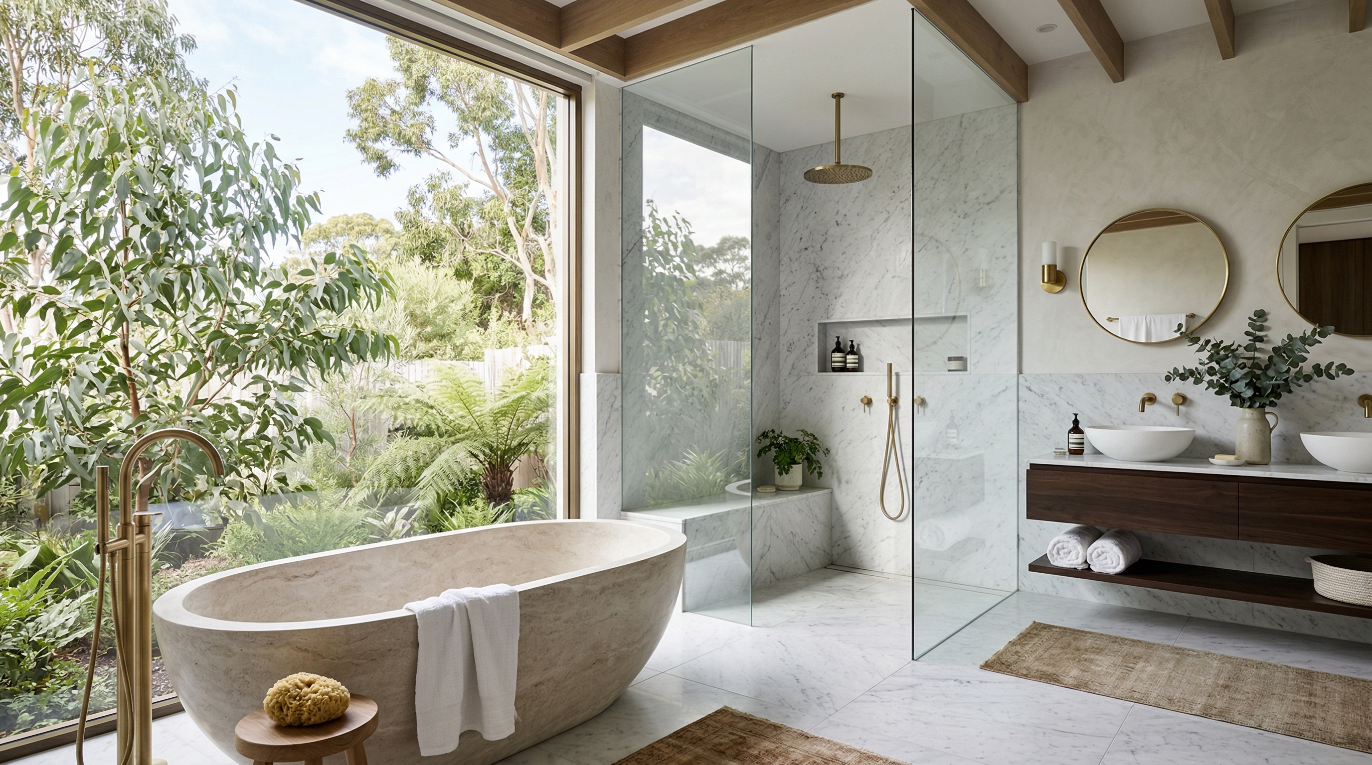 Luxury Sydney spa-style bathroom